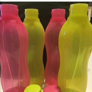 Tupperware 750 Ml Flip Top Water Bottles 4*750 Ml